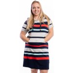 Benter Pruhované šaty CASEY [16593] Červená a mintová – Zboží Mobilmania