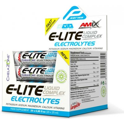 Amix Performance E-Lite Liquid Electrolytes černý rybíz 20 x 25 ml – Hledejceny.cz
