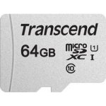 Transcend microSDXC UHS-I U1 64 GB TS64GUSD300S-A – Zboží Mobilmania