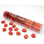 Chessex Chessex Gaming Glass Stones in Tube Frosted Crystal Red 40 ks – Sleviste.cz