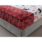 Xpose Mikroplyš prostěradlo LYANA Exclusive červené 90x200 – Zboží Dáma