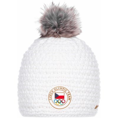 Olympijská kolekce Česká republika Chibi zimní čepice z olympijské kolekce bílá – Sleviste.cz