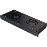 Ventilační jednotka XtendLan SFAN1U2T-B-EK Ventilační jednotka, výška 1U, pro rozvaděče hloubky 200mm, 2x ventilátor s termostatem SFAN1U2T-B-EK – Zboží Živě