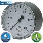 Wika Manometr nízkotlaký zadní -25/0 mbar - 63 - 1/4 – Zbozi.Blesk.cz