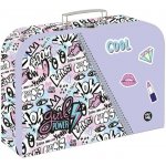 Oxybag kufřík na výtvarku Funny Girl, 34 cm, lamino – Zboží Mobilmania
