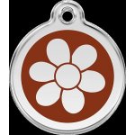 Red Dingo Květina hnědá M 30 mm – Zboží Mobilmania