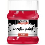 Pentart akrylová barva matná 230 ml rtěnka červená – Hledejceny.cz