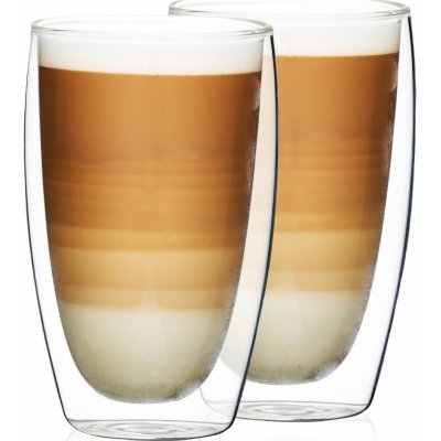 4home Termo sklenice na latté Hot&Cool 0,41l 2 ks – Zboží Mobilmania