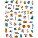 Samolepky na nehty Colorful JO-1837 – Zboží Mobilmania