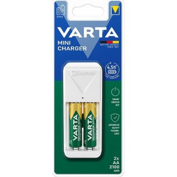 VARTA Mini Charger + 2x AA 2100 mAh 57656101451