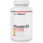 GymBeam Vitamin D3 2000 IU unflavored 120 kapslí – Zbozi.Blesk.cz