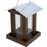 Kerbl Jochberg Závěsné krmítko pro ptáky 20 x 20 x 25,5 cm dřevo kov 87033 – Zboží Mobilmania