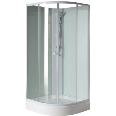 Aqualine Aigo YB93 sprchový box čtvrtkruhový 90 x 90 cm – Zboží Dáma