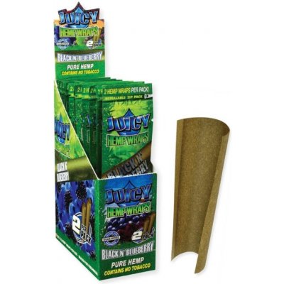 Jay's Hemp blunt wraps blue borůvka 2 ks – Zbozi.Blesk.cz