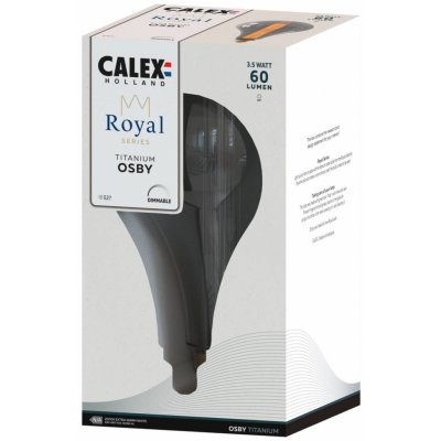 Calex Royal Osby LED E27 3,5W 2 000K dim kouřová – Hledejceny.cz