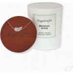 Engelsrufer vonná svíčka 35h s ocelovým náramkem Andělské křídlo ERJC-ERBLILWING – Zbozi.Blesk.cz