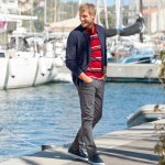 Blancheporte Tvilové rovné kalhoty antracitová – Zboží Dáma