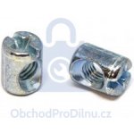 Matice válečková vyosená, pozinkovaná M6 x 10 x 16 - hobby balení, balení 1 ks – Zbozi.Blesk.cz