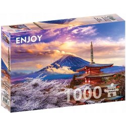 Enjoy Hora Fudži na jaře Japonsko 1000 dílků
