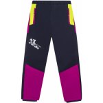 Wolf B2273 dívčí šusťákové kalhoty zateplené tmavě modrá růžová – Zboží Mobilmania