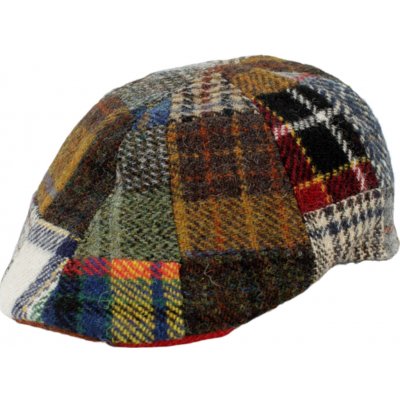 Fiebig Headwear since 1903 Patchworková bekovka duck cap Harris Tweed – Hledejceny.cz