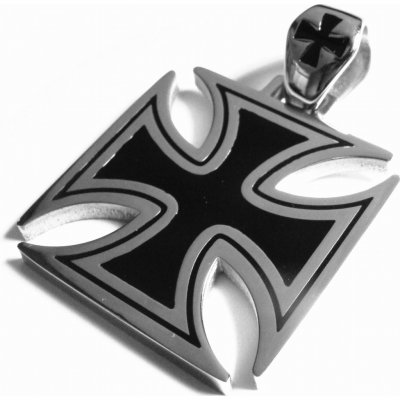 Steel Jewelry Přívěsek velký maltézský kříž z chirurgické oceli PR150320 – Zboží Mobilmania