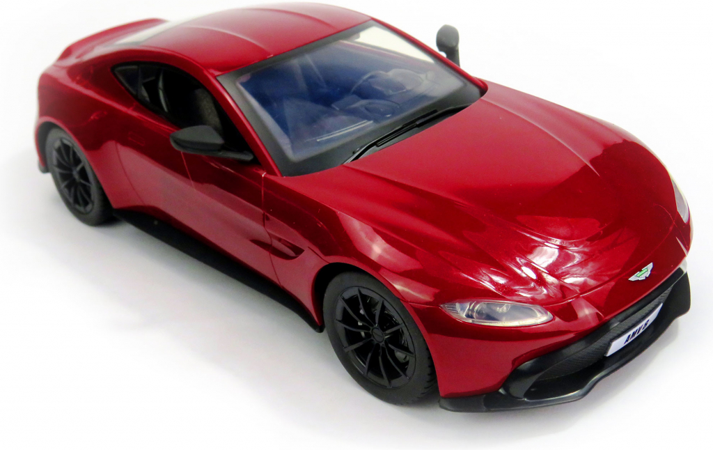 Siva Aston Martin Vantage licencovaný model LED 100% RTR červená 1:14