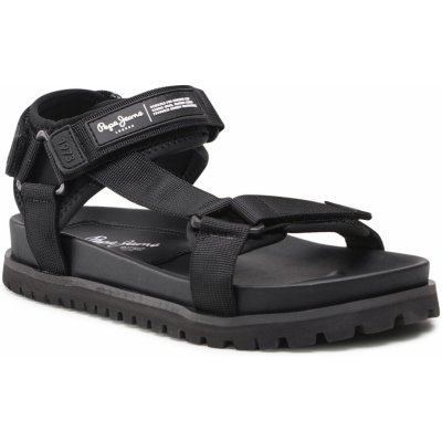 Pepe Jeans pánské letní černé sandály PMS90095-999-357 – Zboží Mobilmania