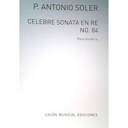 Soler Celebre Sonata En Re No.84 Azpiazu for Guitar