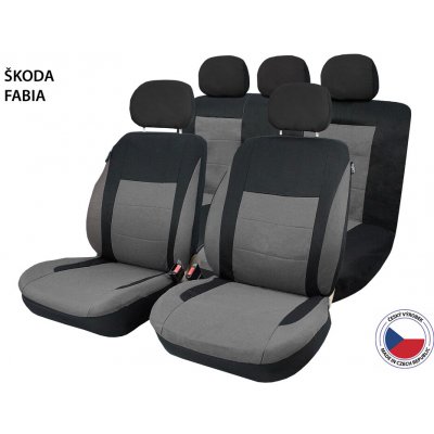 Autopotah Cappa Perfetto SL Škoda Fabia černá/šedá – Zbozi.Blesk.cz