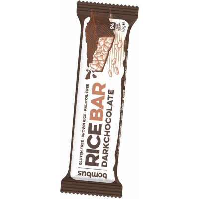 DMHERMES TRADE BOMBUS RICE BAR hořká čokoláda 18g – Hledejceny.cz