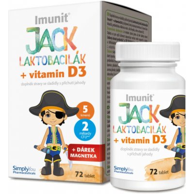 Jack Laktobacilák 5 probiotických kmenů 72 tablet – Hledejceny.cz