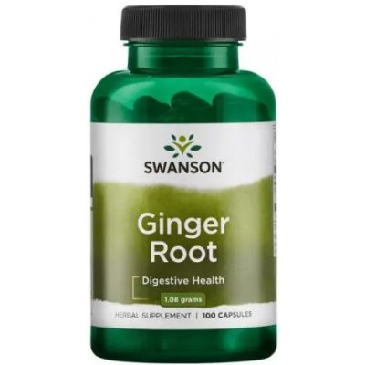 Swanson Kořen zázvoru 540mg 100 kapslí – Hledejceny.cz