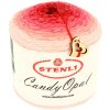Příze Stenli Candy Opal 8335 červená a bílá