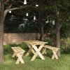 Zahradní lavice Nabytek XL 110 cm impregnované borové dřevo