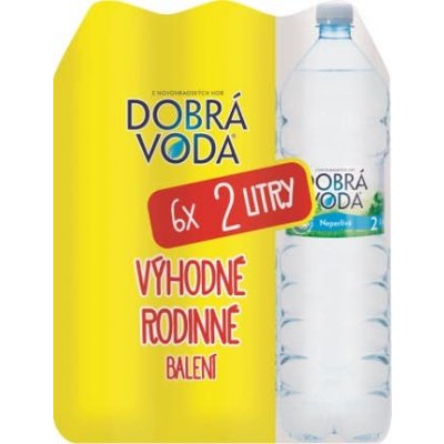Dobrá voda Neperlivá 6 x 2000 ml – Zboží Dáma