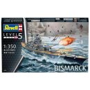 Revell ModelKit loď 05040 Battleship Bismarck1:350