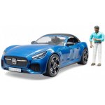 Bruder 3481 Roadster s řidičem modrý – Hledejceny.cz