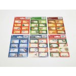 Anděl Přerov Samolepicí jmenovky na dárky s ražbou 8 ks 13 x 8,5 cm, 8 ks – Zboží Dáma