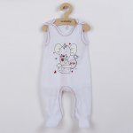 NEW BABY Kojenecké dupačky Mouse bílé – Zboží Dáma