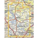 KČT 16 Mělnicko a Kokořínsko - nástěnná turistická mapa 60 x 90 cm Varianta: mapa v dřevěném rámu, Provedení: Ticiago dub – Hledejceny.cz