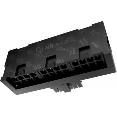 AKASA G-Nexus P24, 16-pin na 3x 8-pin, 12VHPWR Adaptér, 90° AK-CBPW30-BK – Zboží Živě