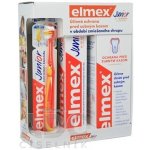 Elmex junior zubní kartáček 1 ks + zubní pasta 75 ml + ústní voda 400 ml – Hledejceny.cz