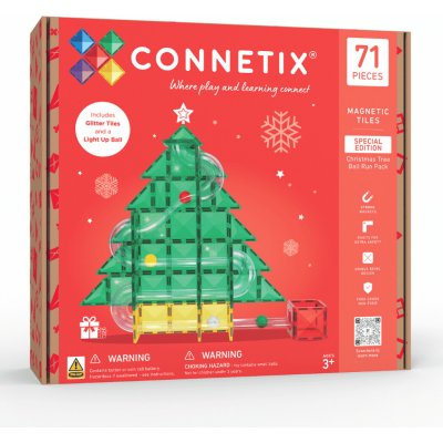 Connetix Tiles kuličkodráha Vánoční strom 71 ks – Zboží Mobilmania