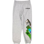 Fashion UK Chlapecké tepláky MINECRAFT šedé – Zboží Mobilmania