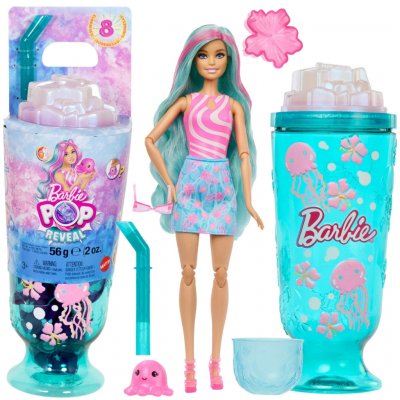 Mattel Barbie Pop Reveal Barbie mořská tříšť modrá JKF62 – Hledejceny.cz
