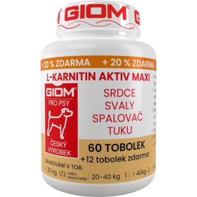 Giom L-karnitin Aktiv Mini 60 tbl – Hledejceny.cz