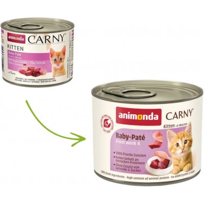 Carny Kitten hovězí a kuře 200 g – Hledejceny.cz