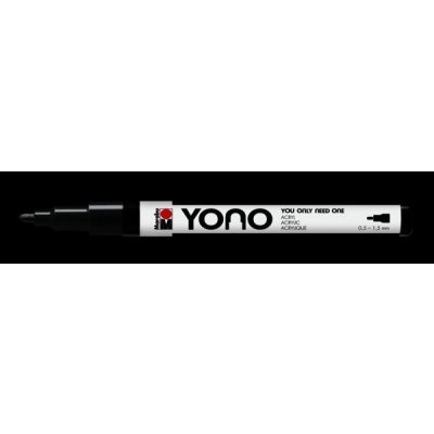 Marabu YONO akrylový popisovač 0,5-1,5 mm - černý – Hledejceny.cz
