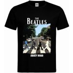 tričko The Beatles Abbey Road Černá – Zboží Dáma